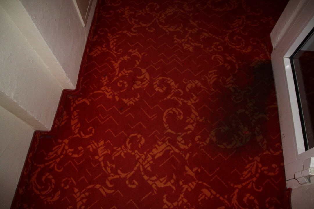 Verdreckter Teppichboden bei Zimmer 312 Hotel Mohren