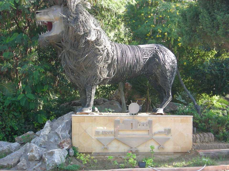 Löwe aus Moniereisen gefertigt El Ksar Resort & Thalasso