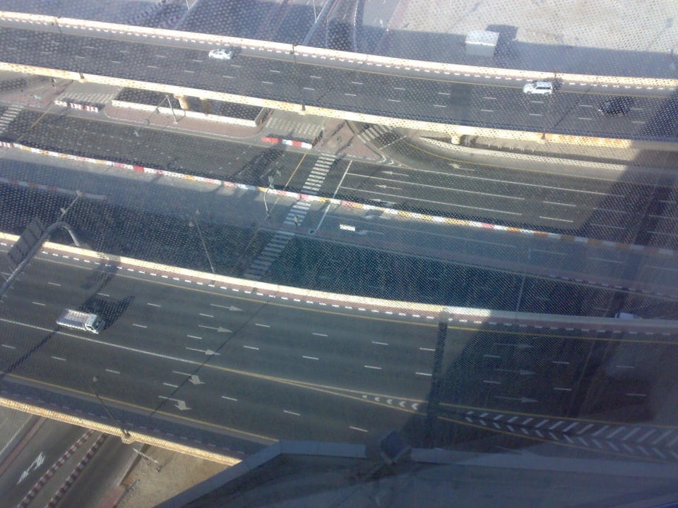 Blick aus dem Hotelfenster Millennium Central Dubai Downtown