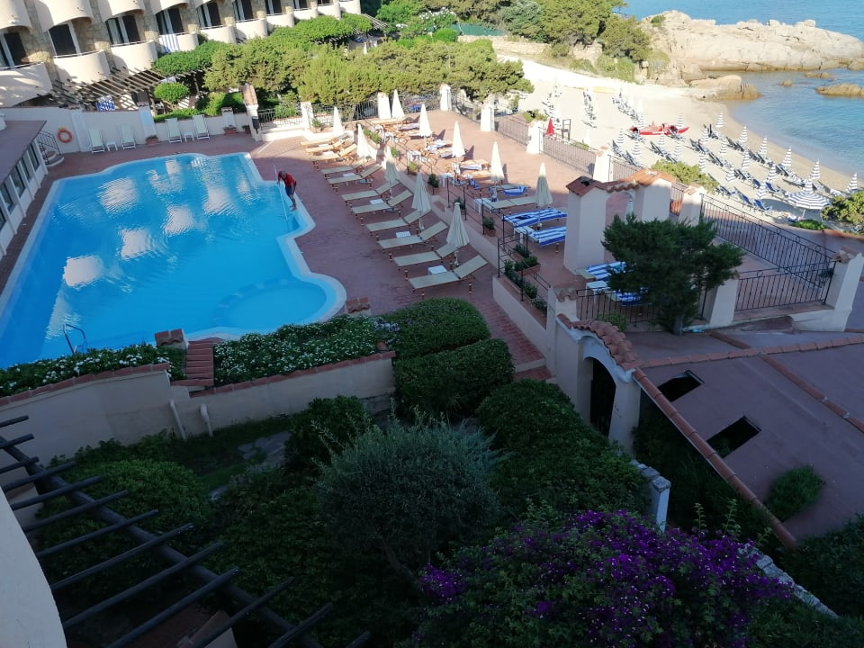 Ausblick Grand Hotel Smeraldo Beach