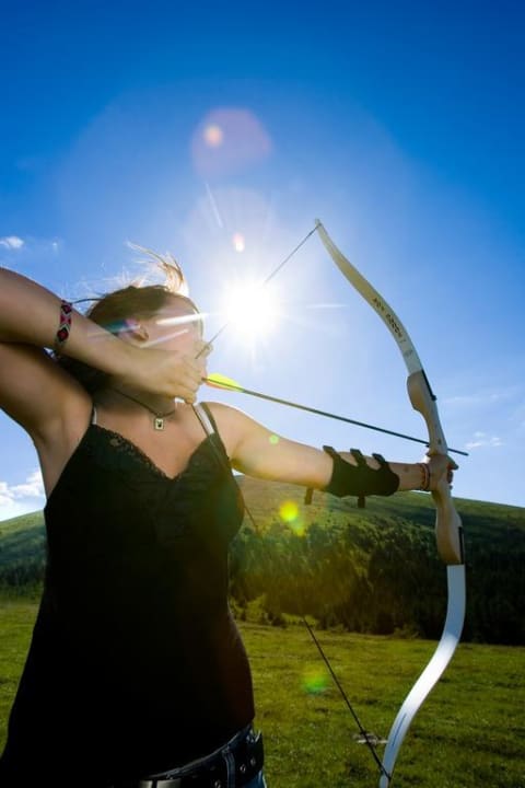 Betreutes Bogenschießen Dienstag, Samstag, Sonntag Erlebnisgasthof Moasterhaus