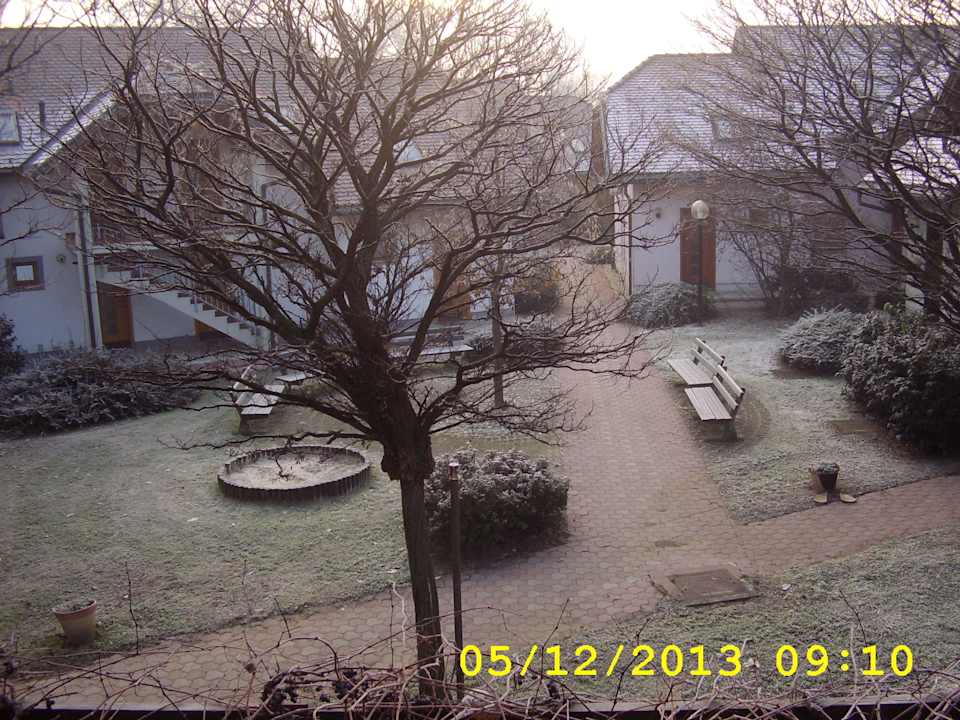 Ausblick von unserem Balkon wunderschön sehr ruhig Terme Banovci - Hotel Zeleni Gaj