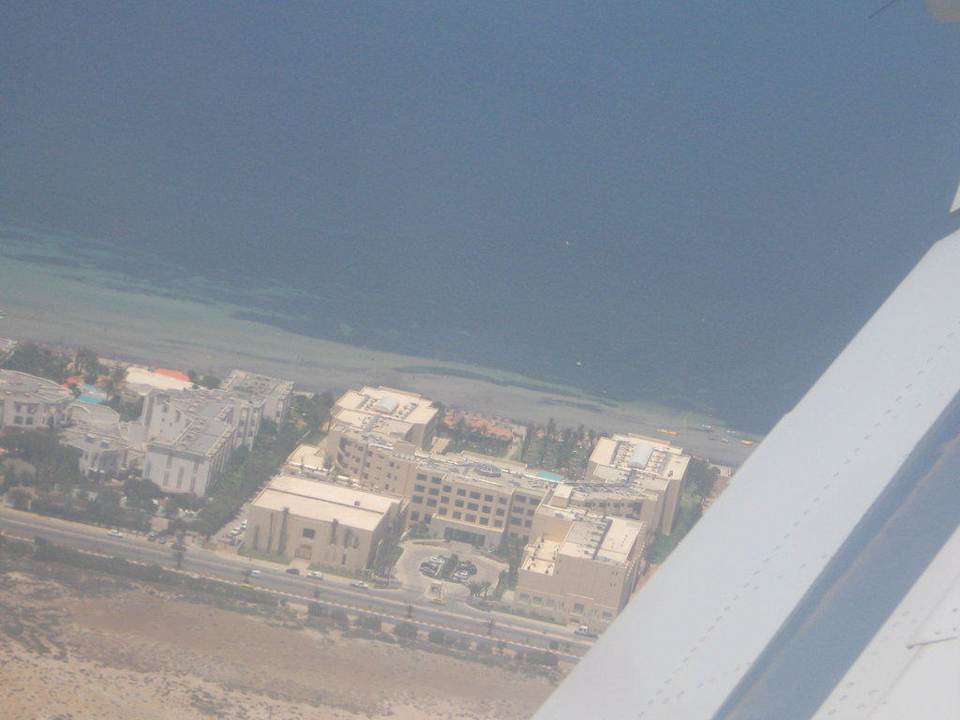 Gesamte Hotelanlage vom Flugzeug aus! Hotel Rosa Beach