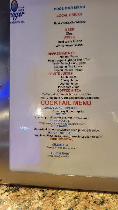 Pool Cenger Beach Resort & Spa