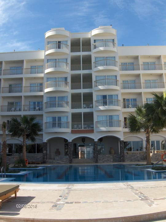 View from beach Royal Star Beach Resort