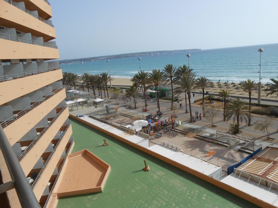 Ausblick vom Balkon allsun Hotel Pil-lari Playa