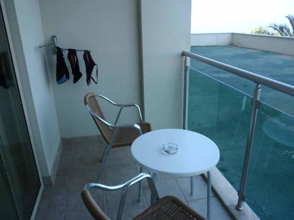 Balkon vom Standard Doppelzimmer Sunis Kumköy Beach Resort Hotel & Spa