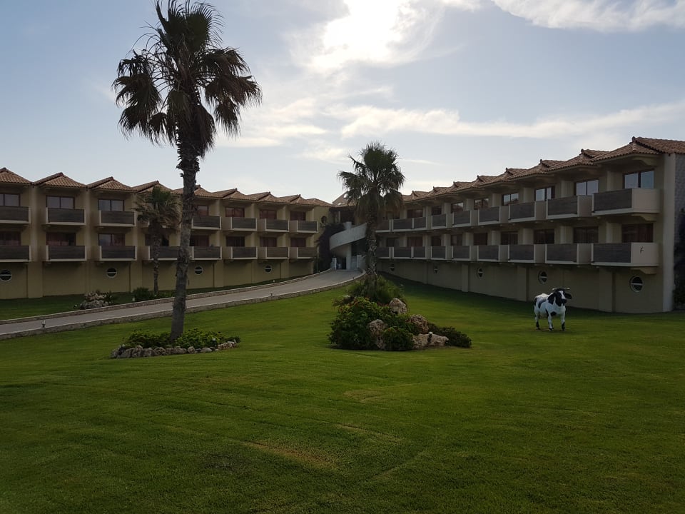 Blick auf unser Zimmer 982 Hotel Kalithea Horizon Royal