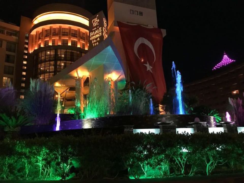 Ansicht am Abend Fame Residence Lara & Spa