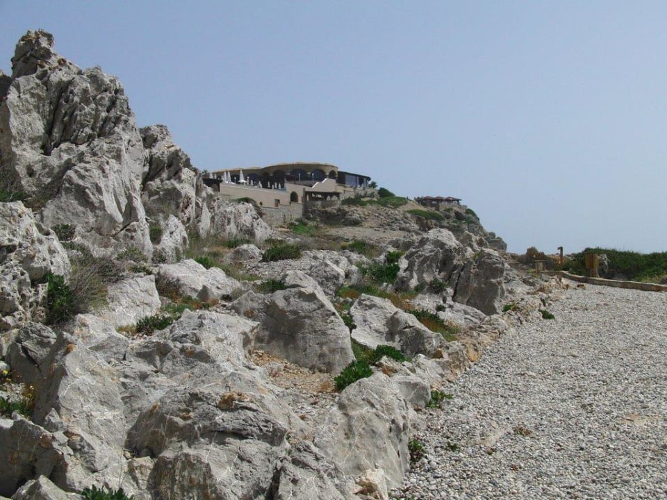 Der neue Weg zum Strand Hotel Kalithea Horizon Royal