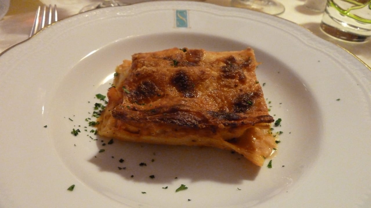Lasagna ai frutti di mare Hotel Spinale