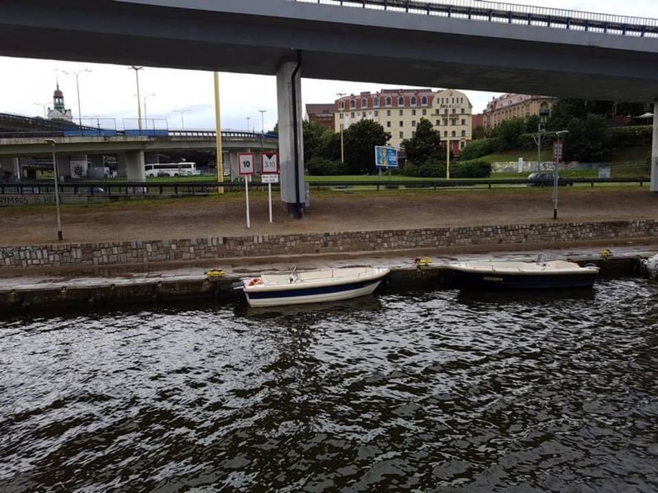 Vom Wasser aus Hotel Focus Szczecin
