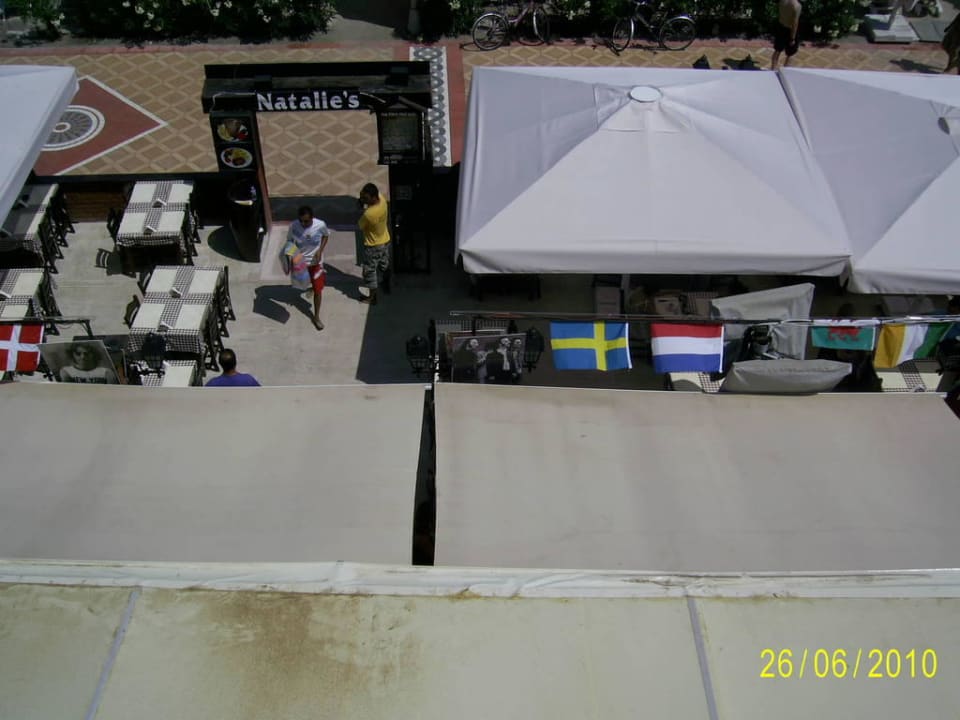 Hotelterrasse von meinem Zimmer aus  Marmaris Beach Hotel