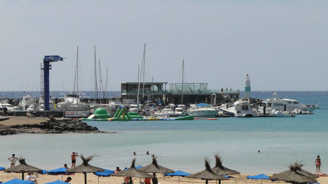 Blick zum Yachthafen Barceló Fuerteventura Castillo