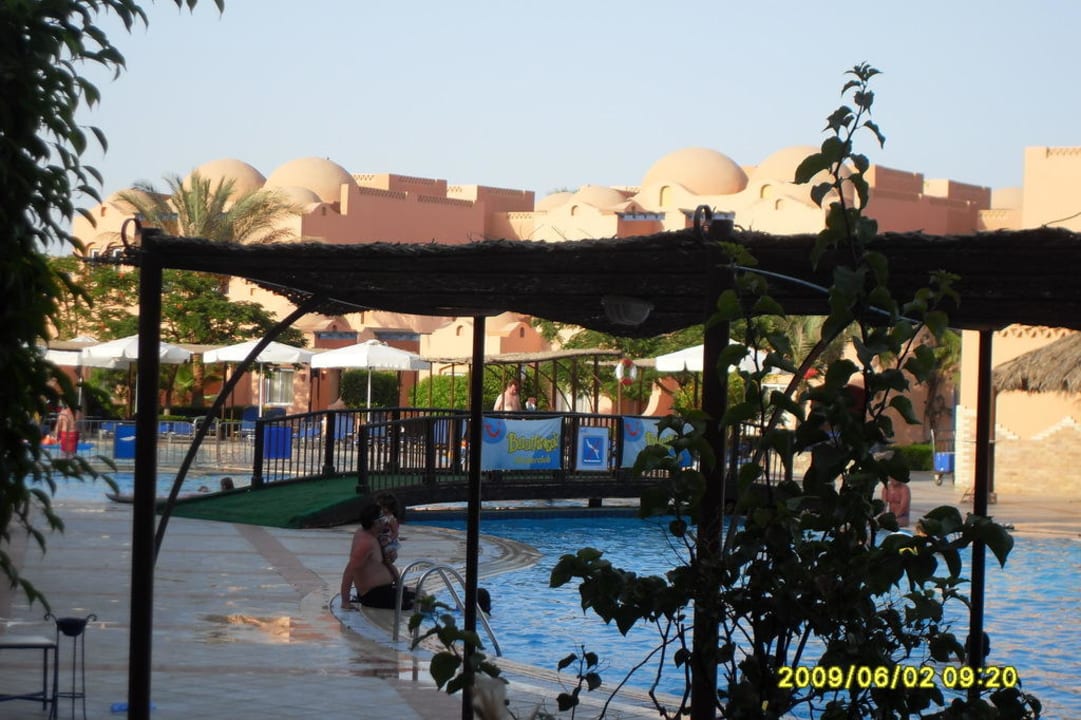 Ausblick von der Terrasse Jaz Makadi Oasis Resort