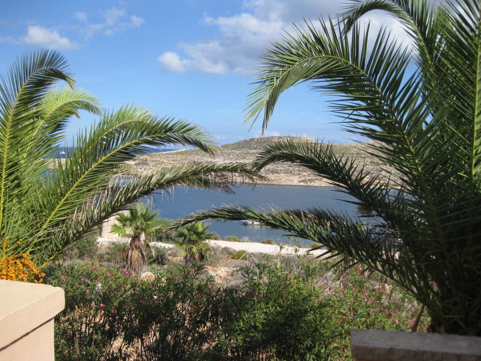 Ein Blick aus dem Bungalow Comino Hotel & Bungalows