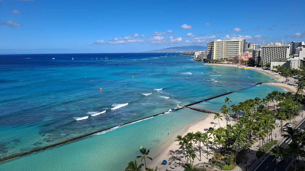 Ausblick The Twin Fin Hotel