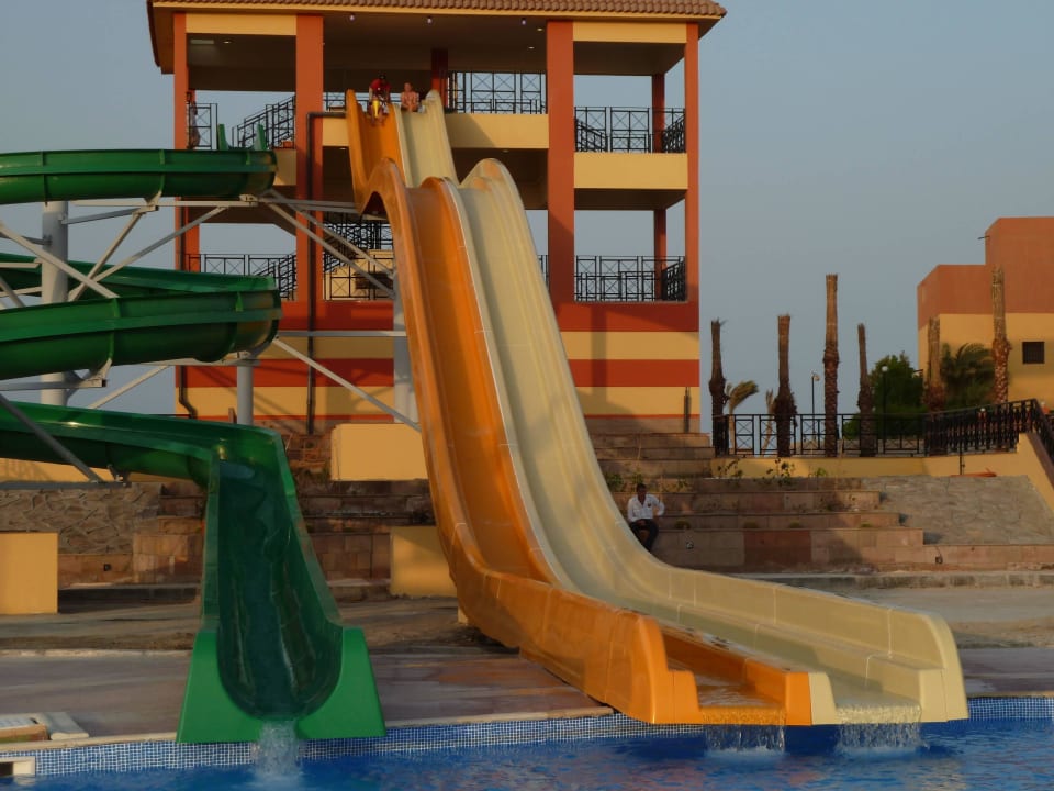 Neue Wasserrutsche für Kinder und Erwachsene Malikia Resort Abu Dabbab