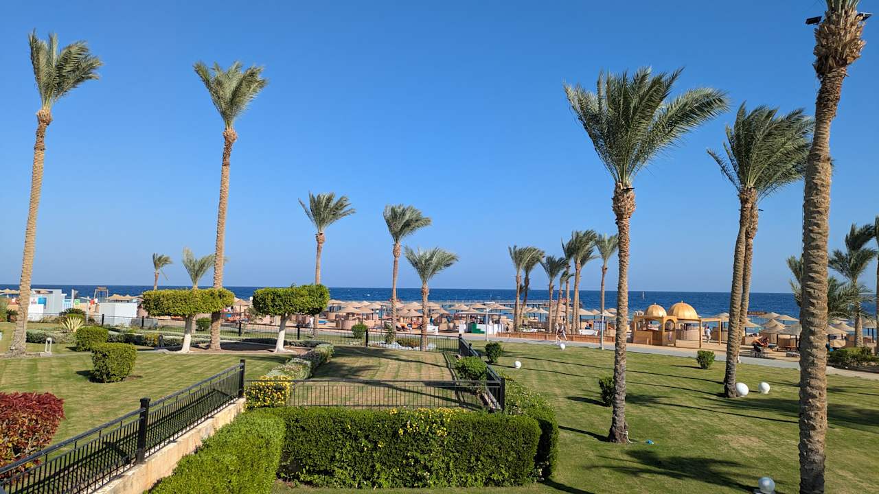 Ausblick Pickalbatros Palace Hotel-Port Ghalib