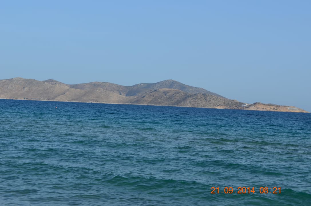 Szeroka piaszczysta plaża Ilios K Village Resort