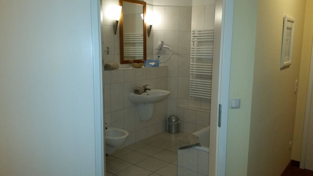Badezimmer Hotel Ampervilla