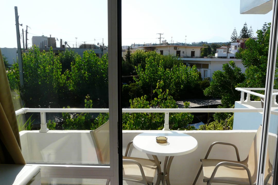 Ausblick vom Balkon Hotel Kathrin Beach