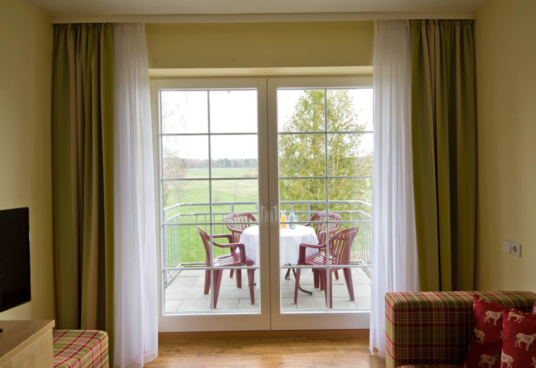 Balkon Familien-Appartement Erlenbach Landhotel Alte Mühle
