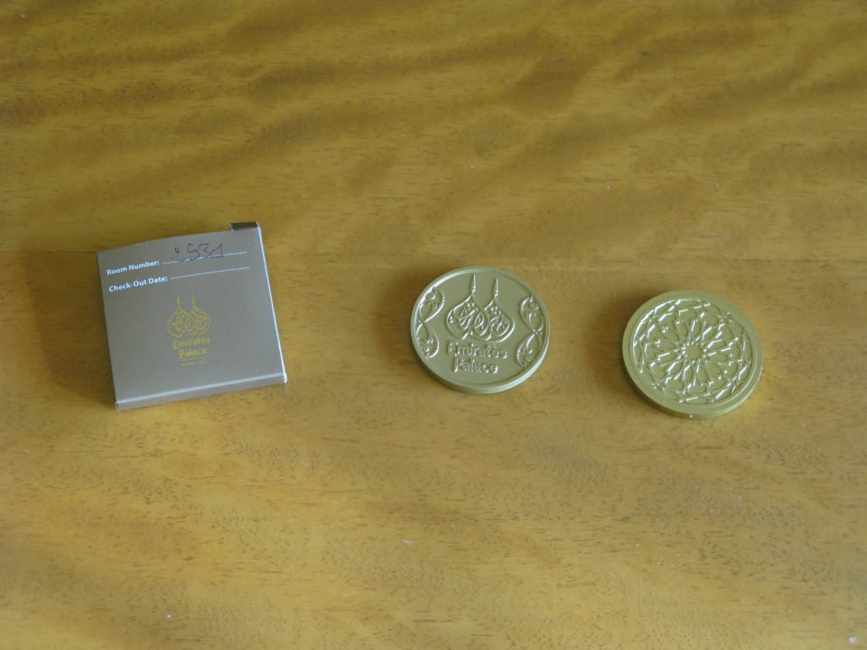 "Zimmerschlüssel" Emirates Palace Mandarin Oriental