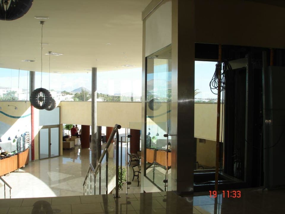 Aufzug im Bau Hotel Las Costas
