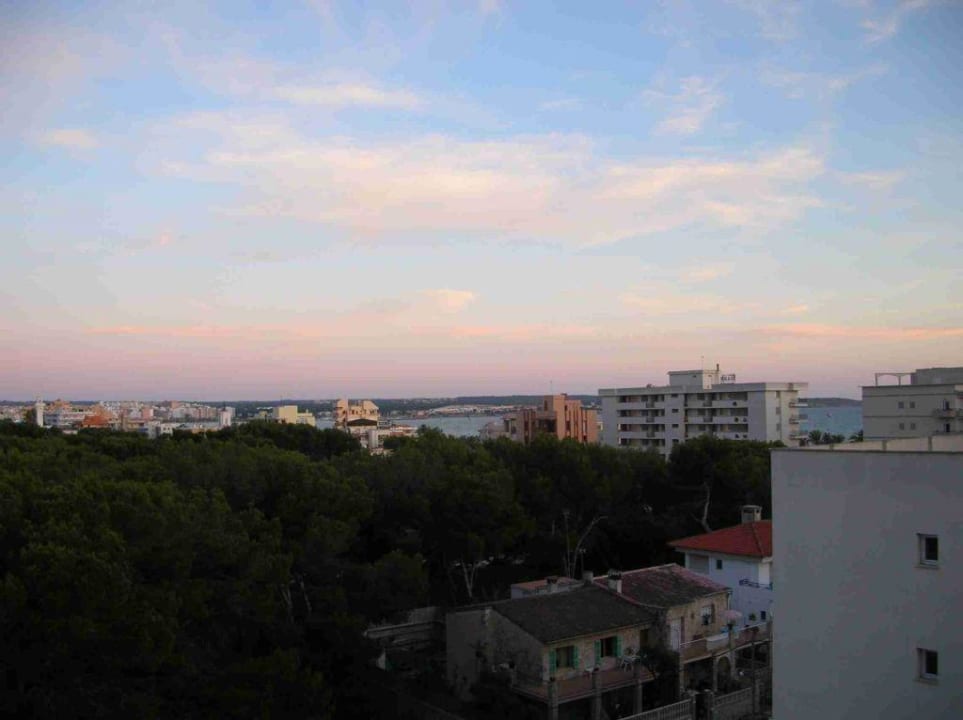 Aussicht vom Zimmer 508 - Richtung El Arenal Hotel Principe