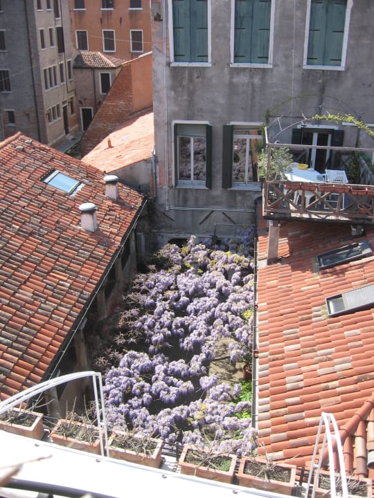 Ausblick vom Balkon Hotel Bisanzio