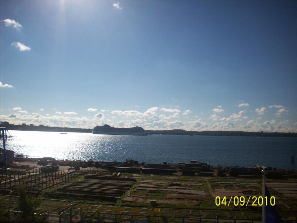 Blick aus dem Fenster Hotel Kieler Förde