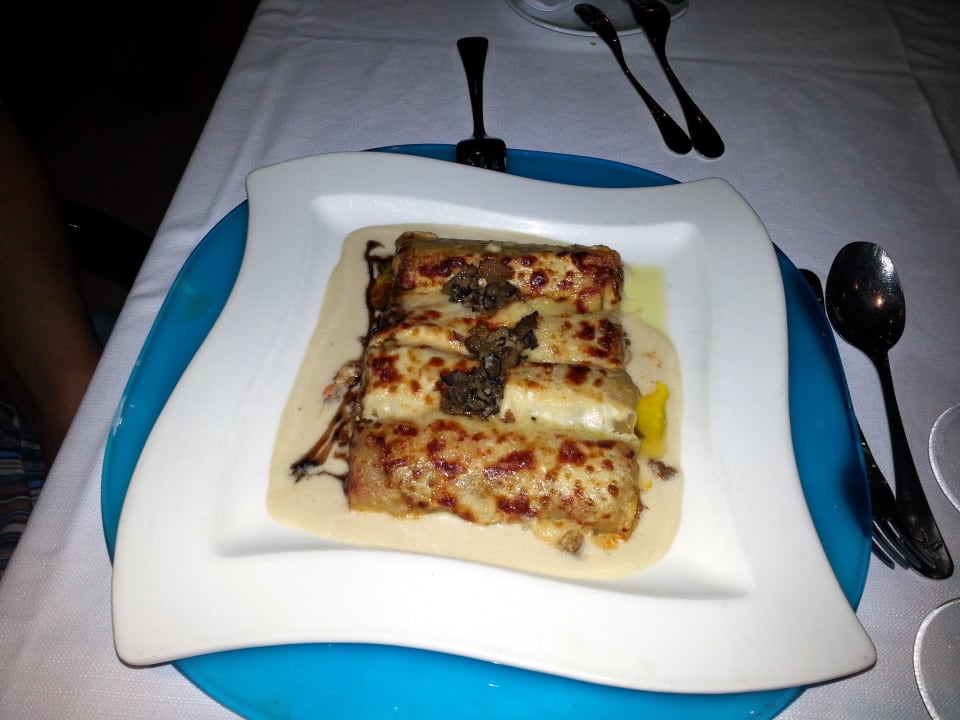 Cannelloni - Vorspeise beim Italiener JOIA Bávaro by Iberostar