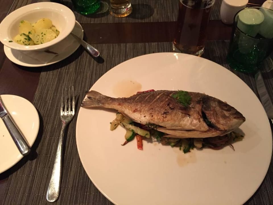 Goldbrasse im Restaurant Das Seepark Wörthersee Resort