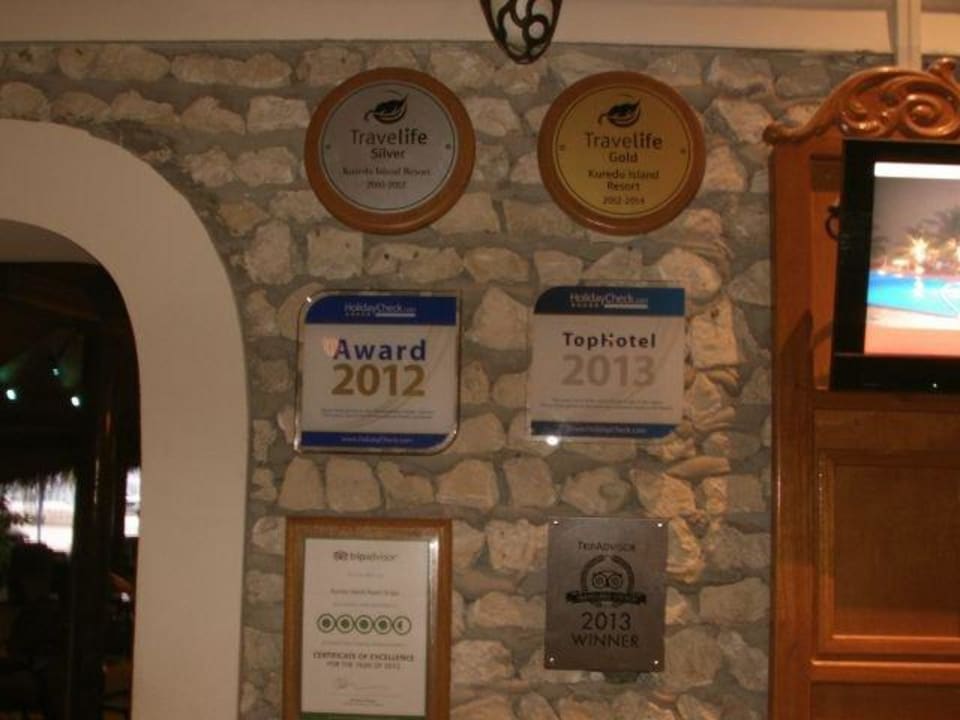 Die Auszeichnungen Kuredu Island Resort & Spa