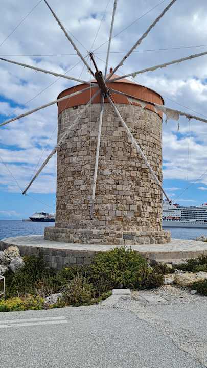 Ausblick Myrina Beach Hotel