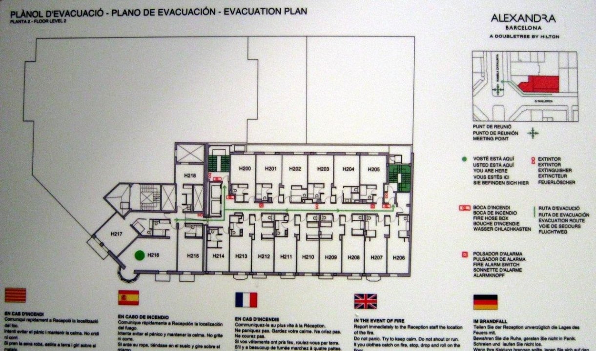 2nd floor Alexandra Barcelona Hotel, Curio Collection by Hilton
