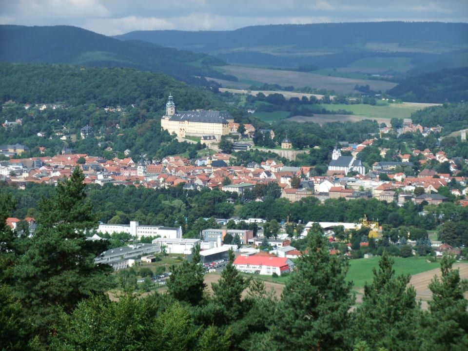 Ausblick von der Terrasse Hotel Am Marienturm