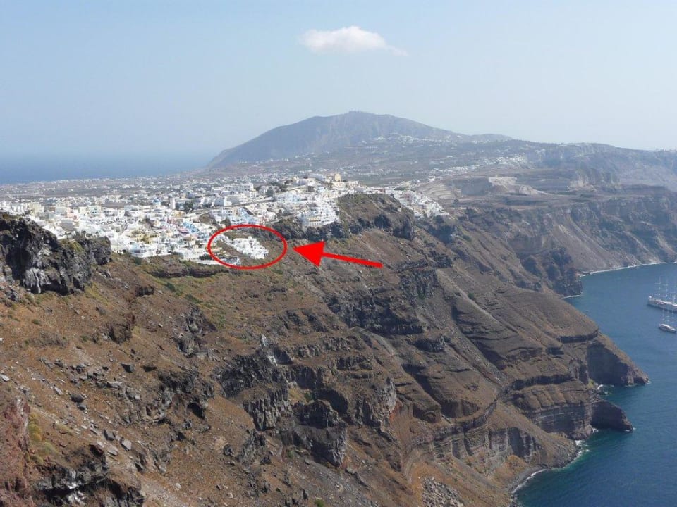 Lage am Kraterrand Hotel Agali Houses