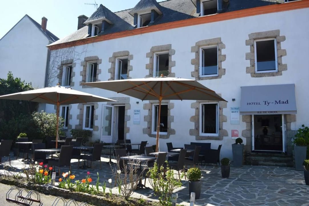 Terrasse port Hotel Ty-Mad