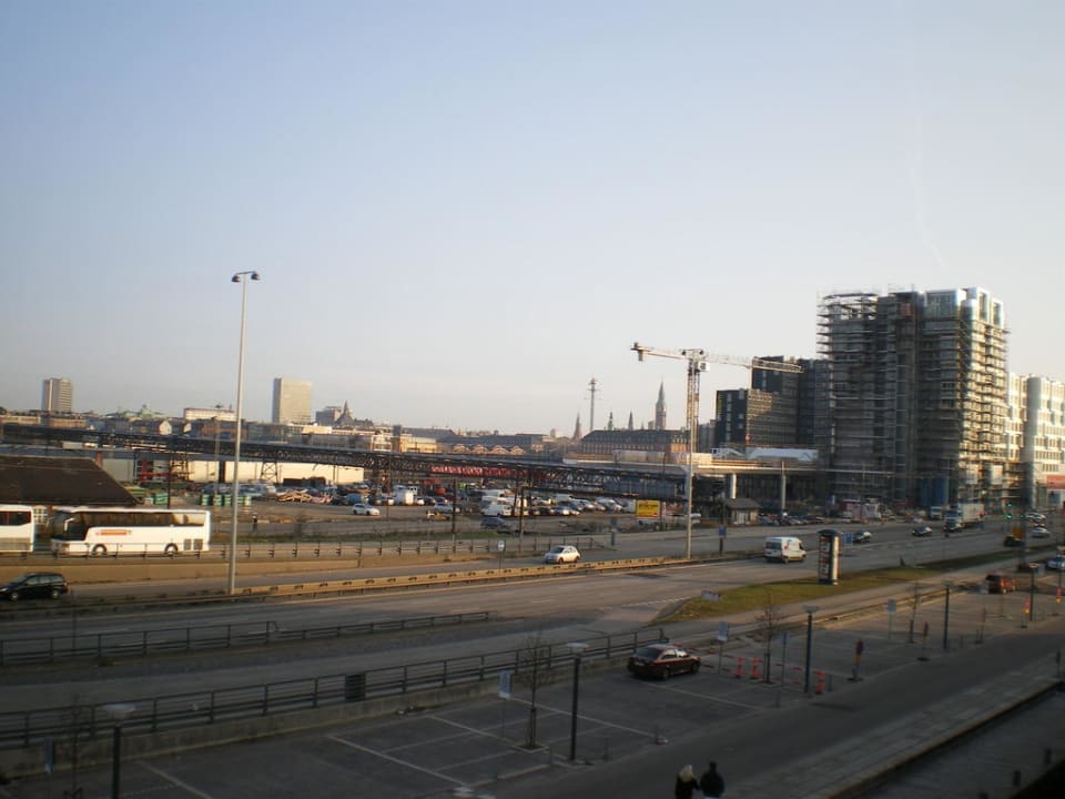 Blick Richtung Zentrum Hotel Copenhagen Island