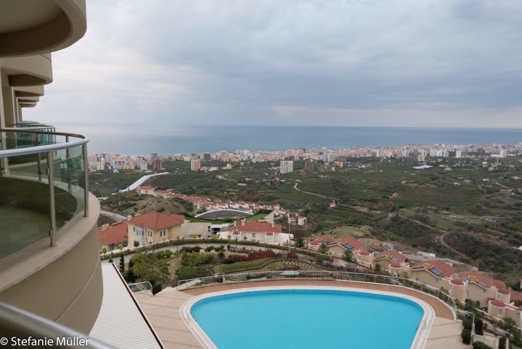 Ausblick vom Balkon Hotel Goldcity Tourism Complex