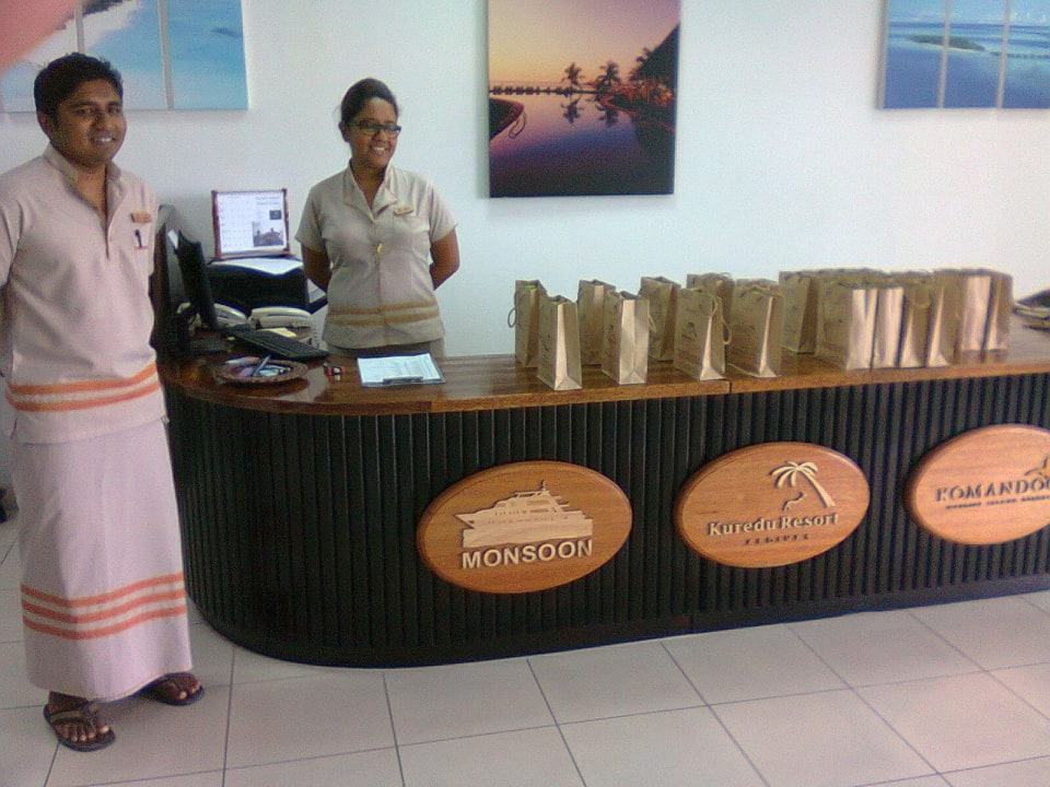 Lounge am Flughafen für die Wasserflugzuege Komandoo Island Resort & Spa - Adults only