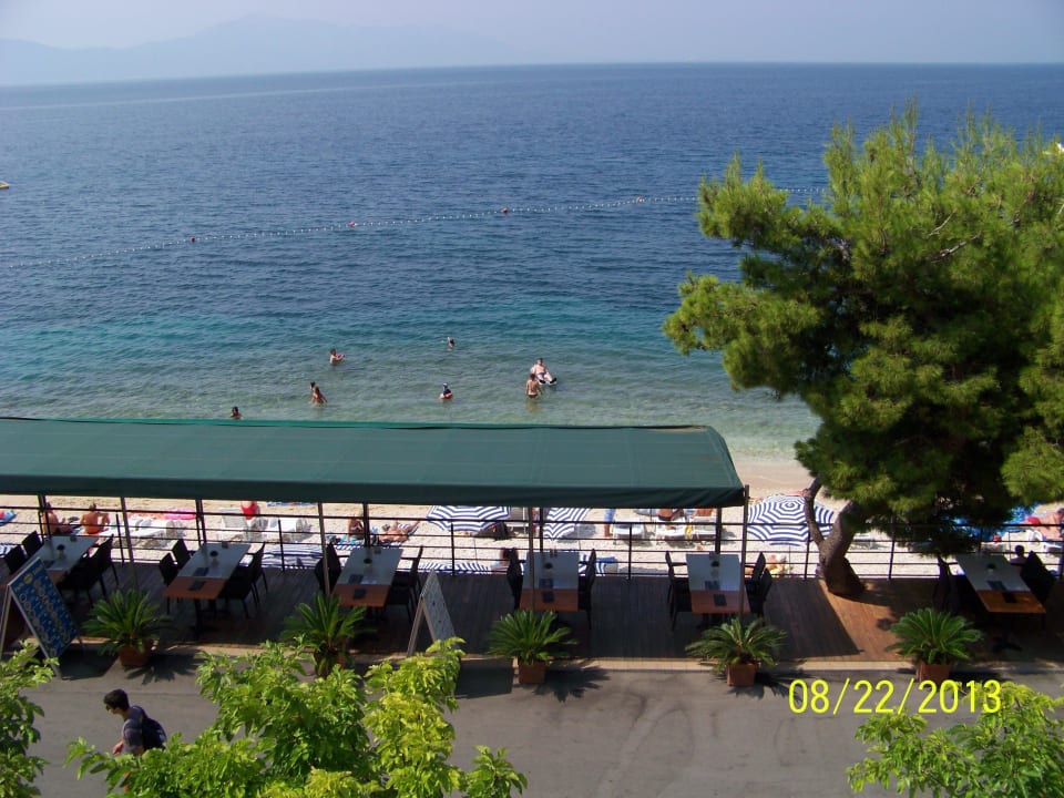 Blick vom Balkon Hotel Saudade