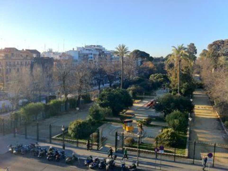 Blick von der Dachterrasse Hotel Dona Manuela