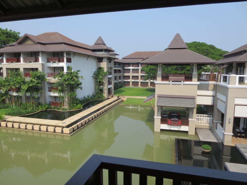 Aussicht auf's Hotel Le Meridien Chiang Rai Resort