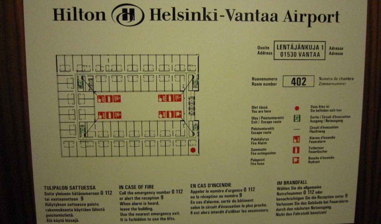 4th floor Hilton Helsinki Airport