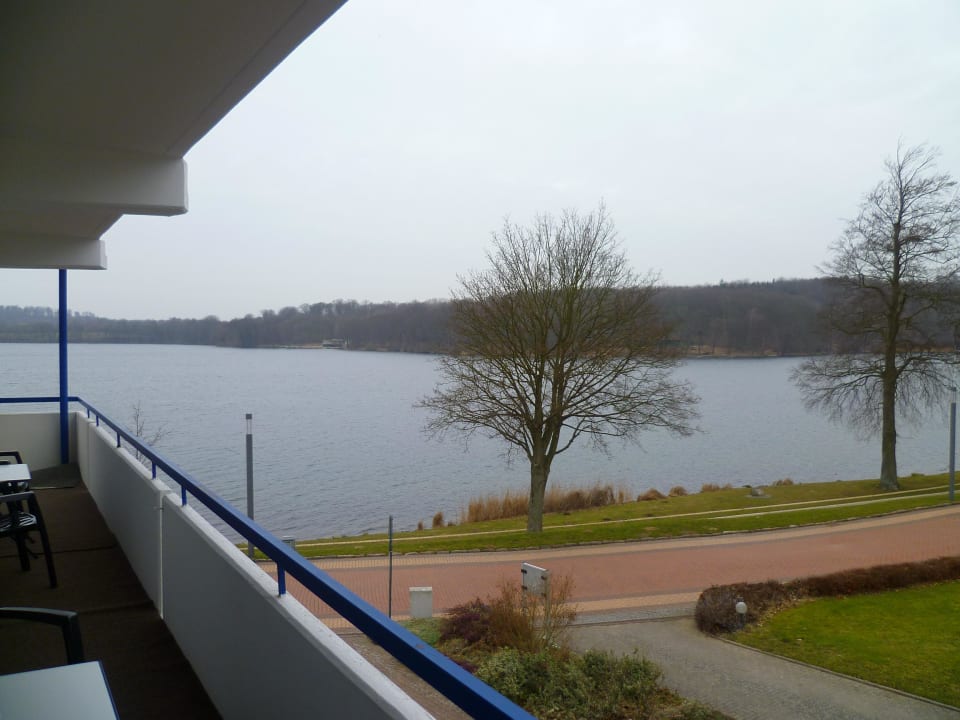 Blick vom Balkon Hotel Diekseequell