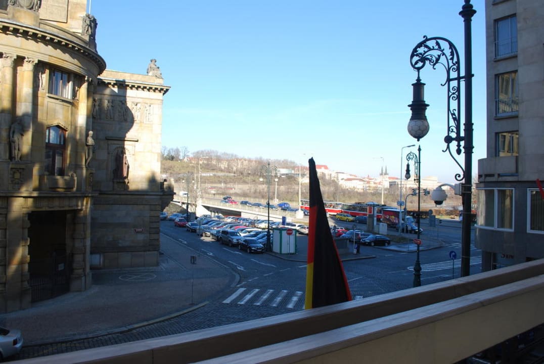 Ausblick aus Zimmer 111 Clarion Hotel Prague Old Town