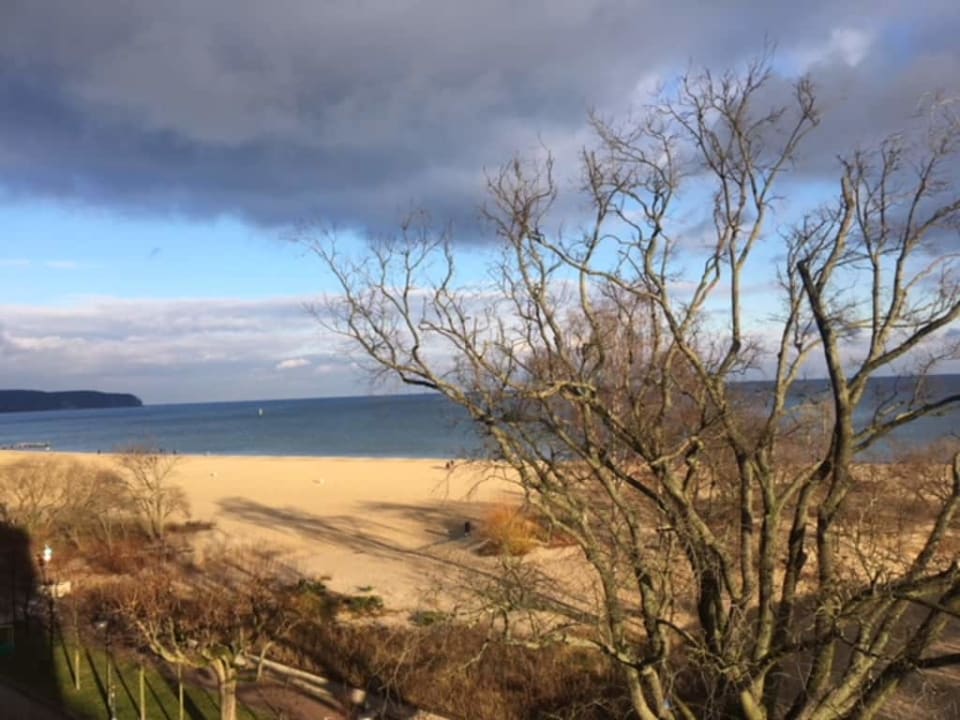 Widok na plażę Sheraton Sopot Hotel
